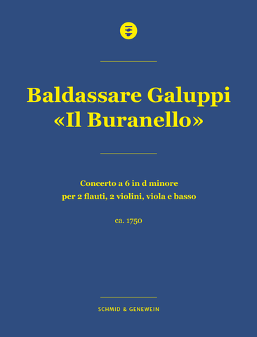 SG001 - Baldassare Galuppi: Concerto a 6 in d minore per 2 flauti, 2 violini, viola e basso